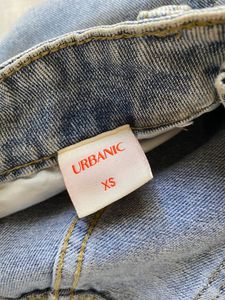 Urbanic Wide Leg Ripped Jeans
