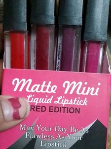 Matte Mini Liquid Lipstick Red Edition