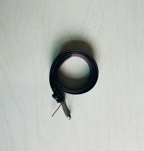 BLACK Leather Belt for Men