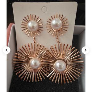 Statement Pearl Drop Earrings