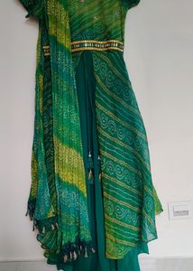 Beautiful Green Dress With Dupatta