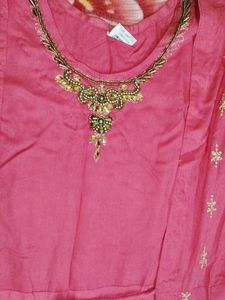 Pink Ethnic Long Top