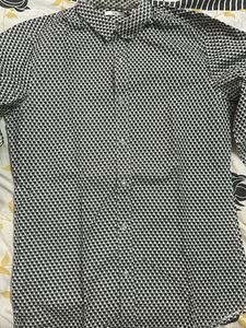 Black And White Checked Jack N Jones Shirt