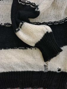 Striped Knit Sweater