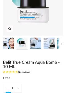 Belif True Cream Aqua Bomb(10 ML) Korean Moisturzr