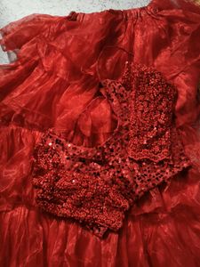 Red Lehenga Choli Set