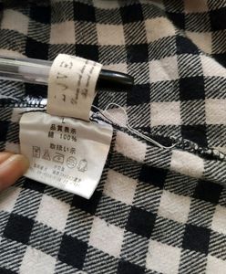 🤍Oversized Checkered Top🖤