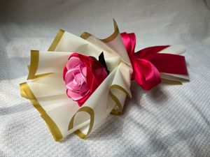 Handmade Ribbon Rose Bouquet