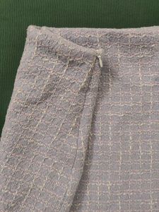 Zara Pastel Purple Lavender Tweed Mini Skirt