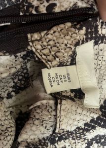 Snakeskin Print Slip Dress