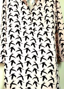H&amp;M Bird Print Dress