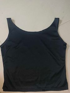Black Sleeveless Tank Top