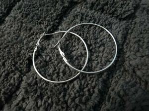 Silver Hoop Earrings