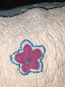 White Halter Top With Flower