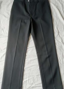 Black Straight Leg Trousers