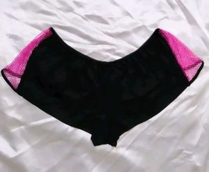 Black &amp; Pink Swim Bottom panty