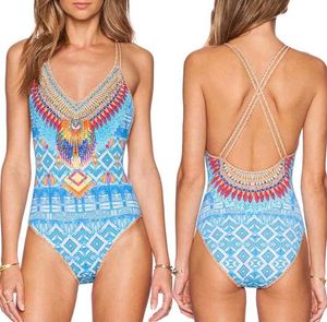Women's One Piece Beach Swimsuit Swimwear Bathing