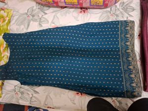 Blue Printed Kurta