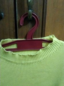 Yellow Puff Sleeve Top