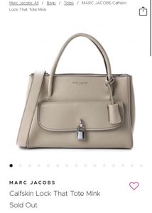 Authentic Marc Jacob’s Calf Leather