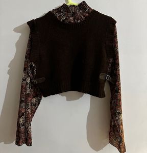 High Neck Winter Top