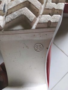 Red Peep Toe Heels