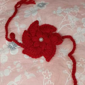 Crochet Flower Rakhi