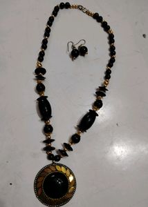 Stunning Black Necklace Set Just49 Rs🤩