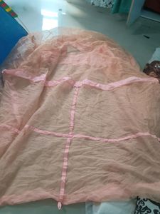 Beige Color Single Bed Mosquito Net