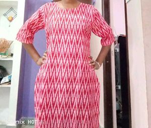2days Offer Red Daily Wear Kurta New One. Not Wore