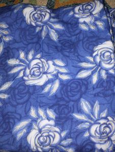 Blue Floral Print Kurta