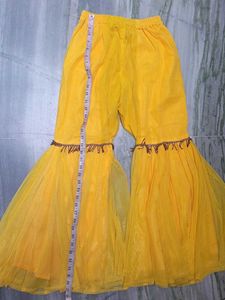 Hand Stitched Haldi Dress