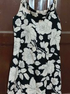 Aesthetic Slit Mid Length Dress