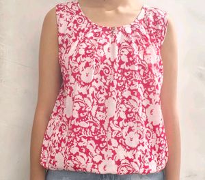 Floral Sleeveless Top