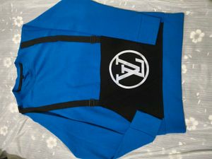 Blue &#39;No Fuss&#39; Sweatshirt