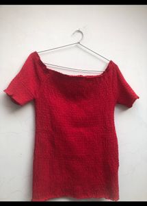 Red Crop Top