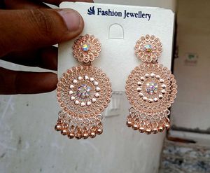 Elegant Rose Gold Drop Earrings