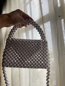 THD Pearl Beaded Handmade Bag