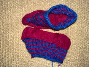 Handmade Knitted Kids Socks