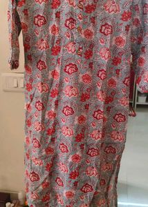 Floral Print Kurta