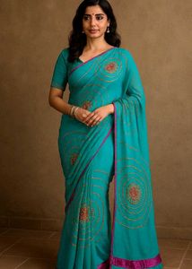 Pure Georget Saree