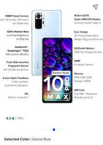 mi note 10 pro max 108mega pixel camera