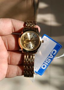 Casio Watch Golden