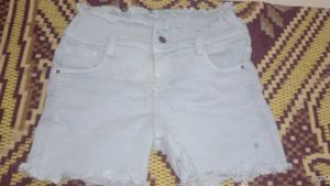 Light Wash Denim Shorts