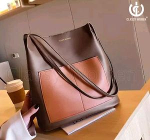 Classy Women's Colorblock Tote Bag