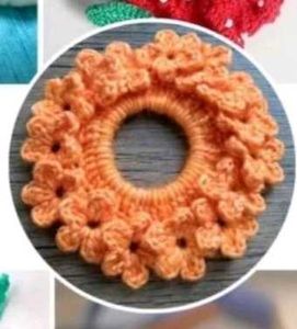 Crochet Scrunchie Hair Tie