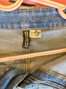 Denim Roll Cuff Shorts