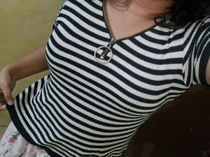 Black And White Top