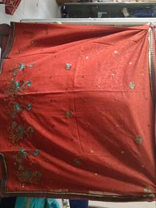 Elegant Embroidered Saree