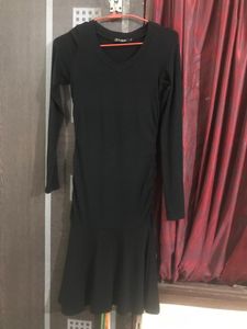 Black Pre Winter Mini One Piece